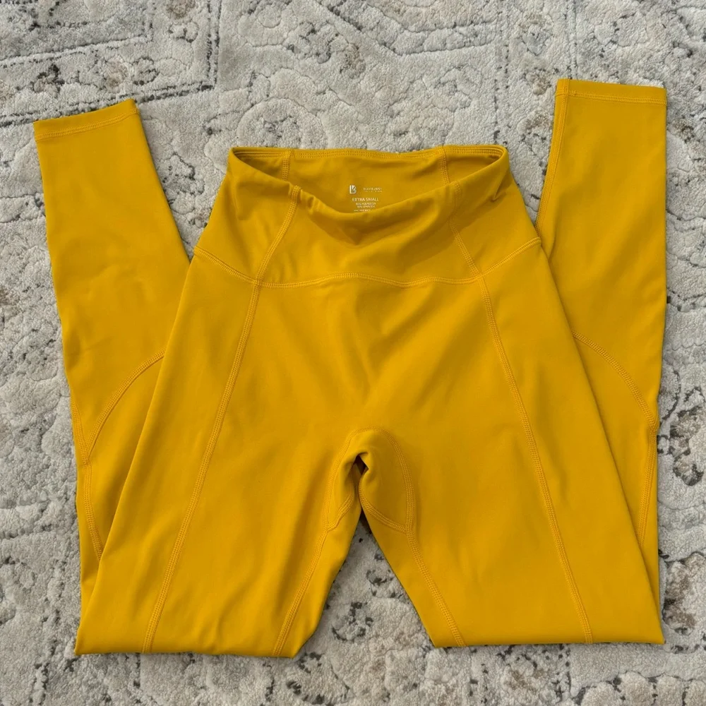 BuffBunny Mustard Yellow Leggings - Picture 7 of 7